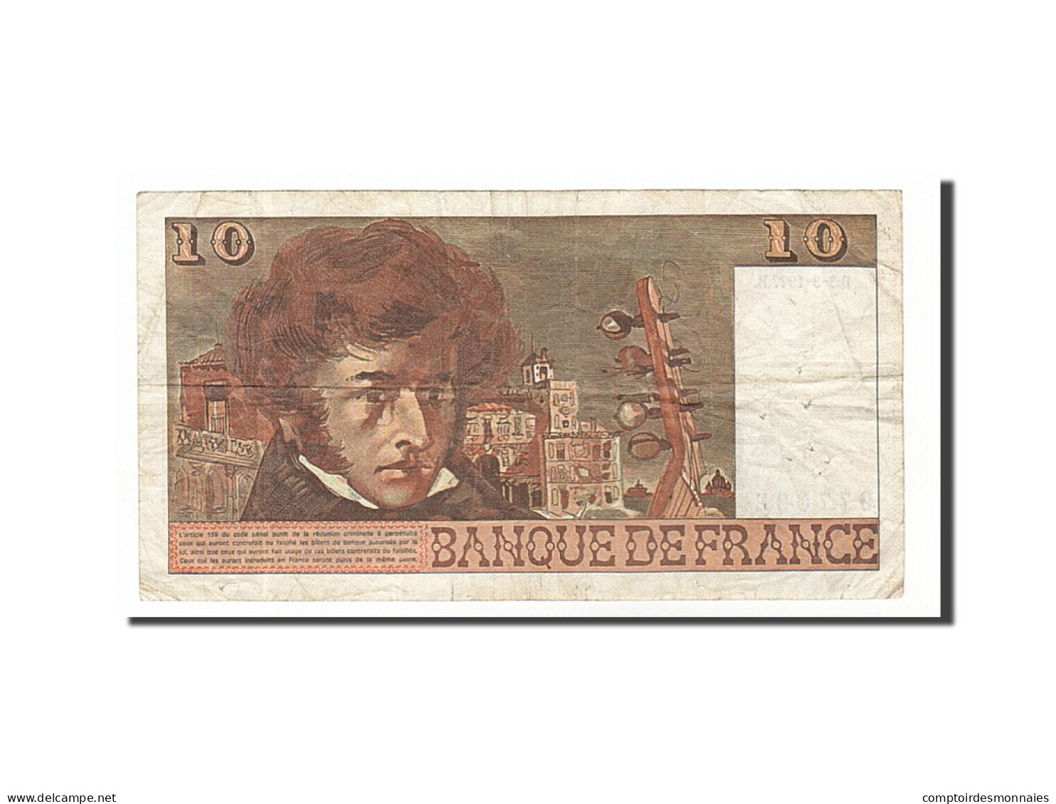 Billet, France, 10 Francs, 10 F 1972-1978 ''Berlioz'', 1977, 1977-03-03, TB - 10 F 1972-1978 ''Berlioz''