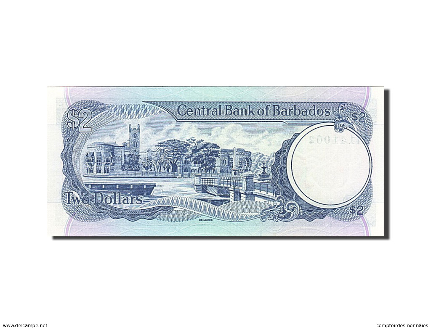 Billet, Barbados, 2 Dollars, 1980, NEUF - Barbados