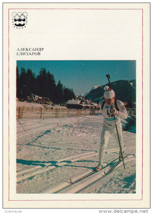 Olympic Games Innsbruck 1976 Biathlon Aleksander Elizarov USSR - Olympic Games