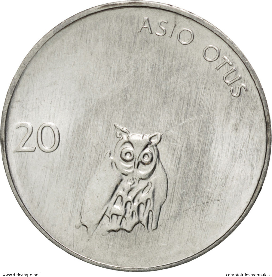 Monnaie, Slovénie, 20 Stotinov, 1993, FDC, Aluminium, KM:8 - Slowenien