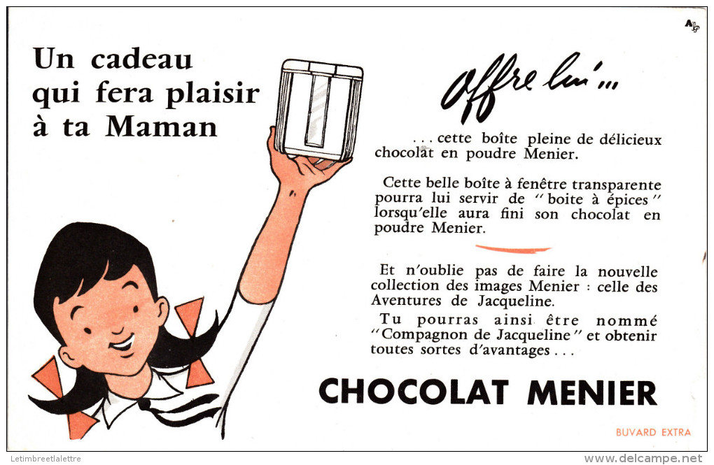 ⭐Buvard - Chocolat Menier ⭐ - Cacao