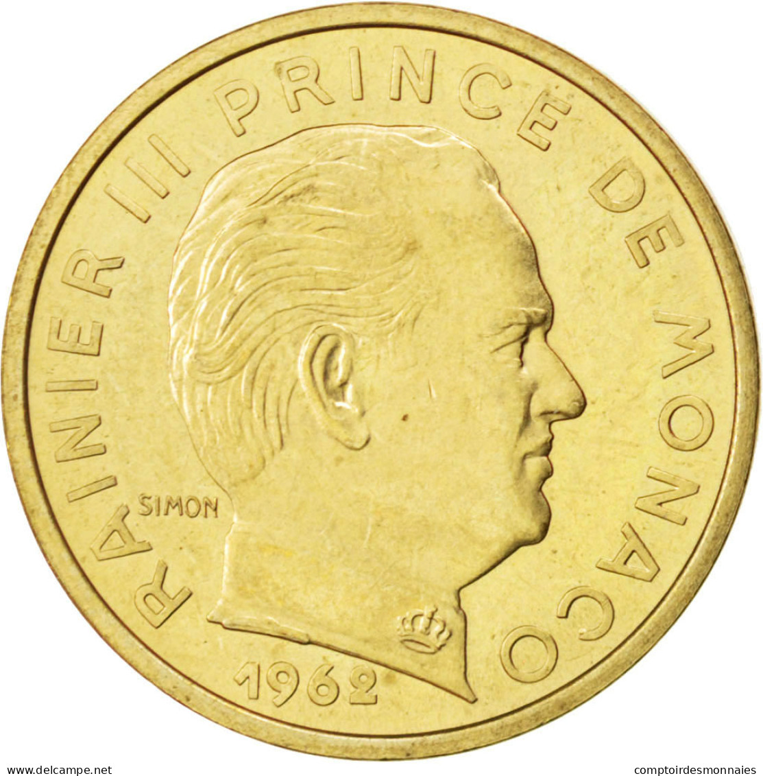 Monnaie, Monaco, 10 Centimes, 1962, SUP, Cupro-Aluminium, KM:E43, Gadoury:146 - 1960-2001 New Francs