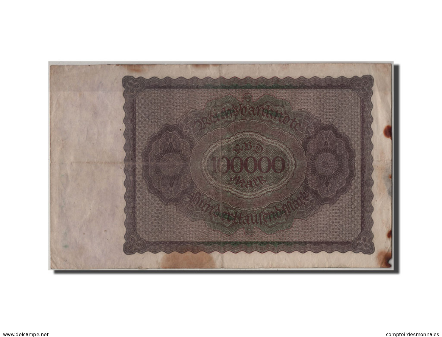 Billet, Allemagne, 100,000 Mark, 1923, 1923-02-01, B+ - 100.000 Mark