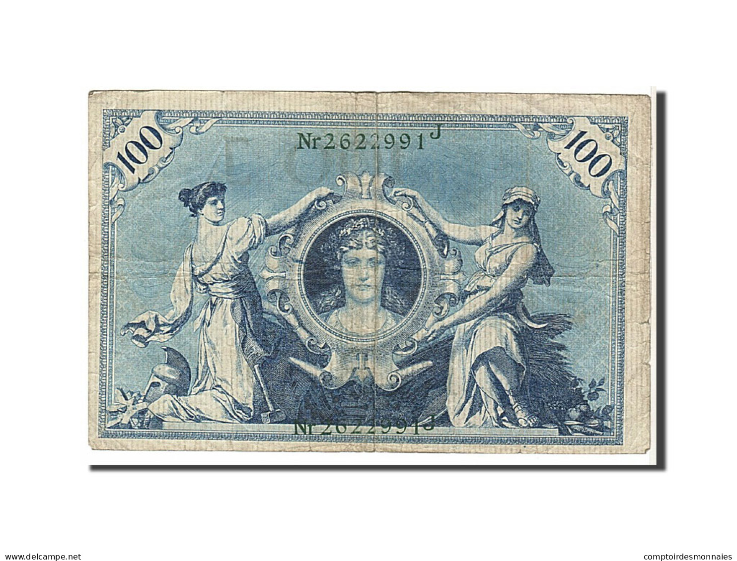 Billet, Allemagne, 100 Mark, 1908, KM:34, B - 100 Mark