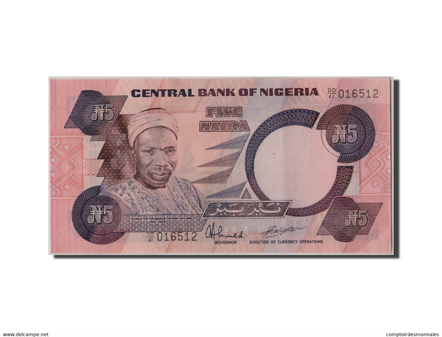 Billet, Nigéria, 5 Naira, SPL - Nigeria