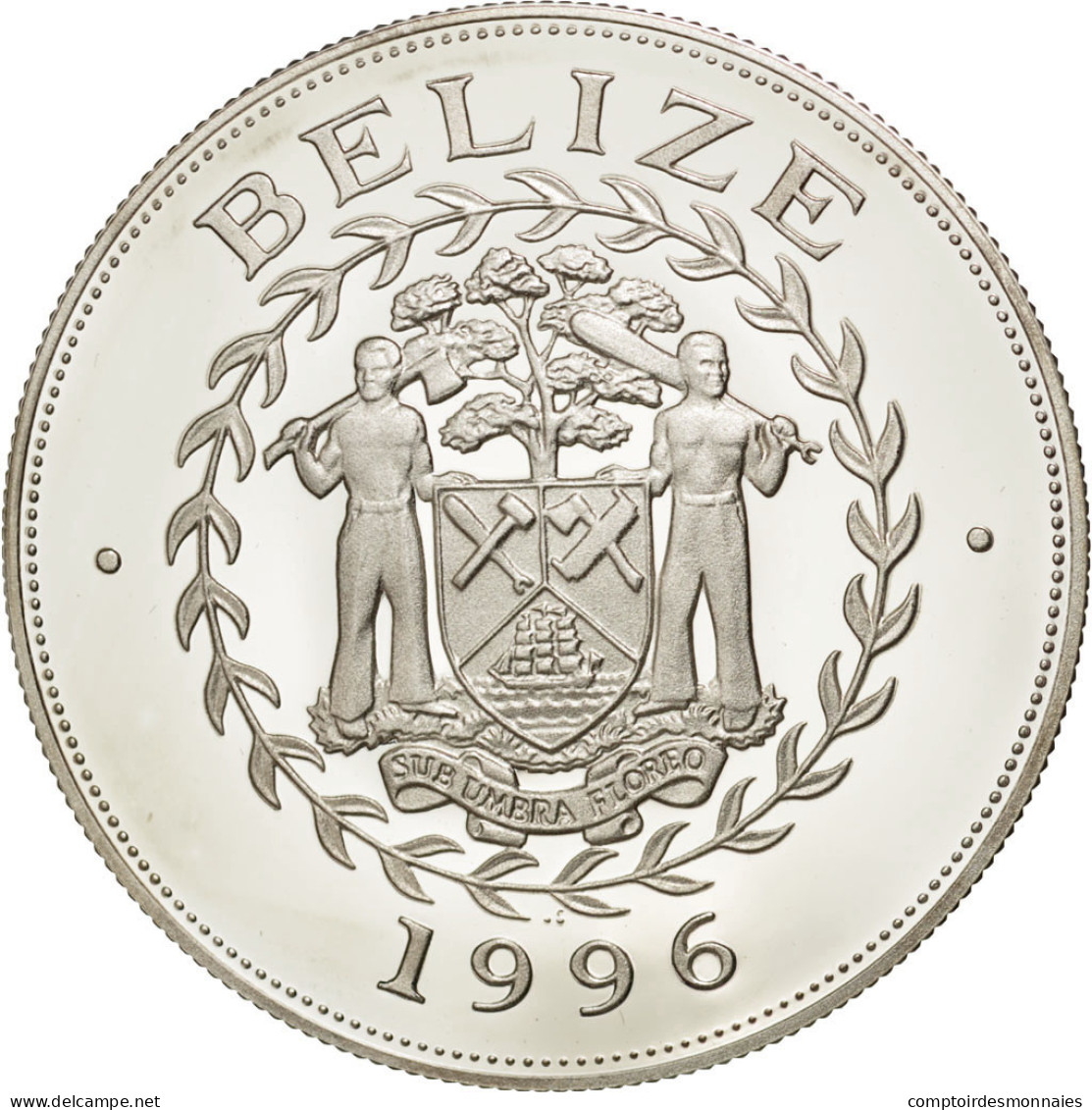 Monnaie, Belize, 10 Dollars, 1996, SPL+, Argent, KM:127 - Belize