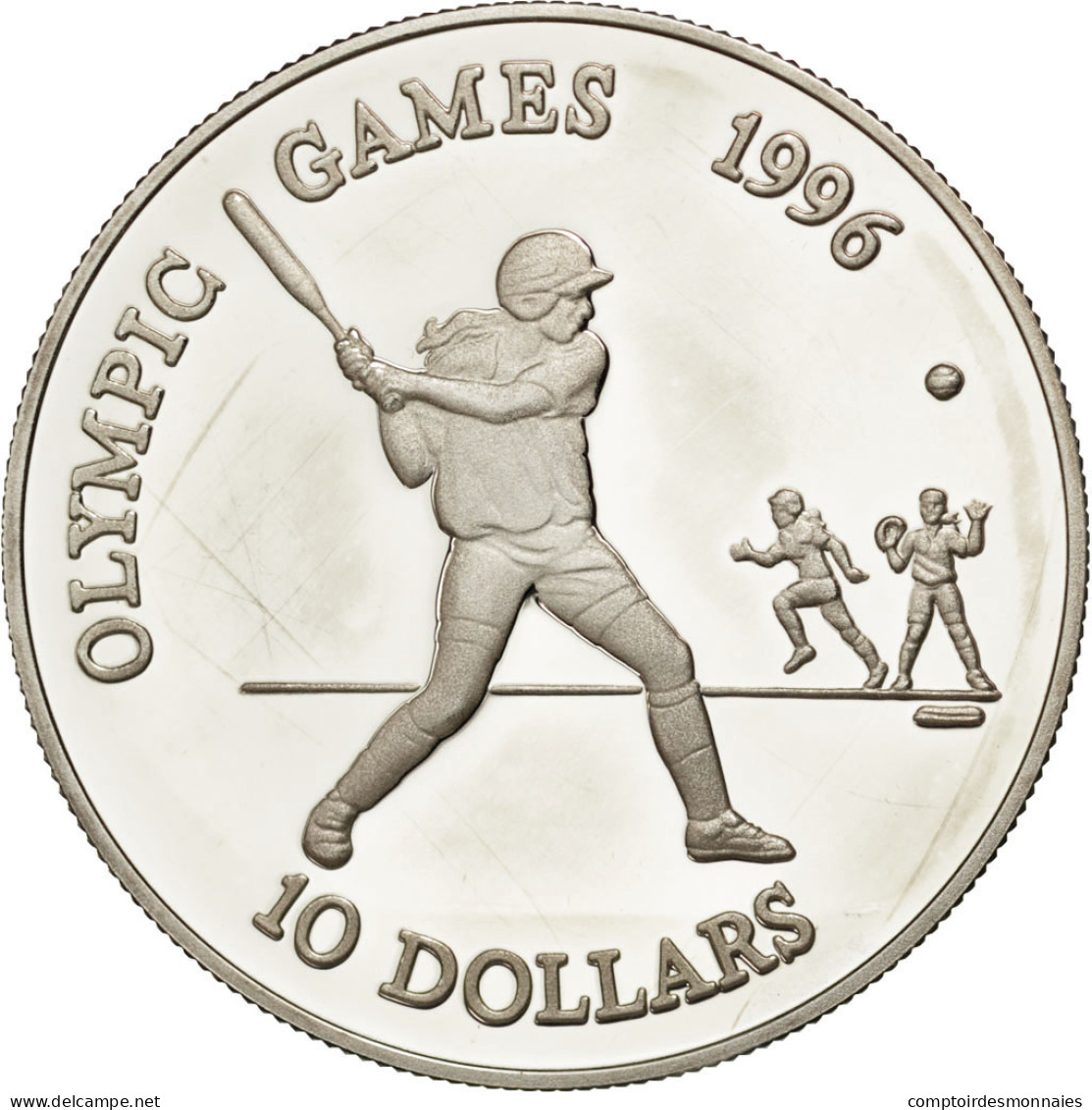 Monnaie, Belize, 10 Dollars, 1996, SPL+, Argent, KM:127 - Belize