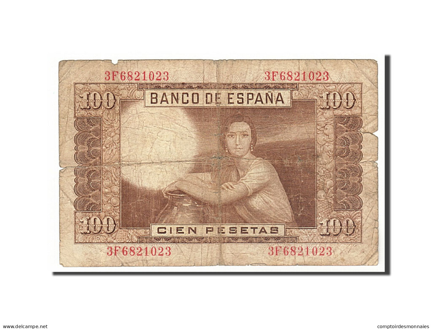 Billet, Espagne, 100 Pesetas, 1953, 1953-04-07, B - 100 Pesetas