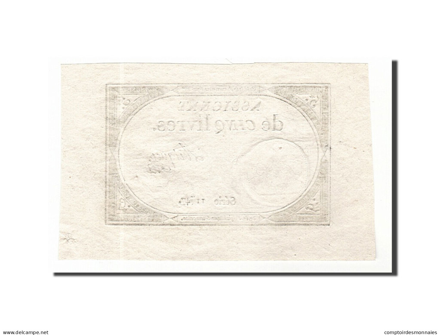 Billet, France, 5 Livres, 1793, Ariquey, SPL, KM:A76, Lafaurie:171 - Assignats & Mandats Territoriaux