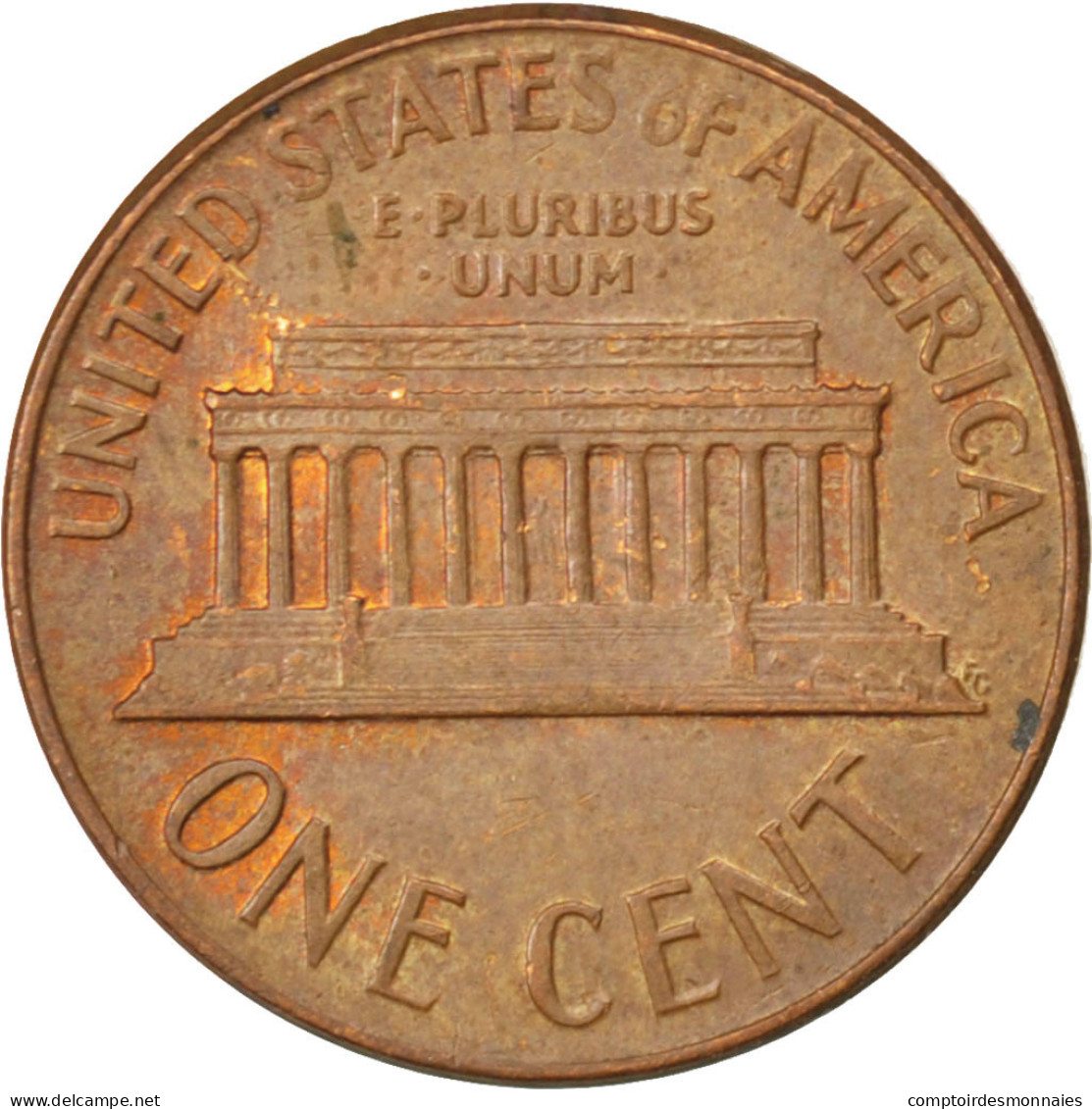 Monnaie, États-Unis, Lincoln Cent, Cent, 1967, U.S. Mint, Philadelphie, SUP+ - 1959-…: Lincoln, Memorial Reverse