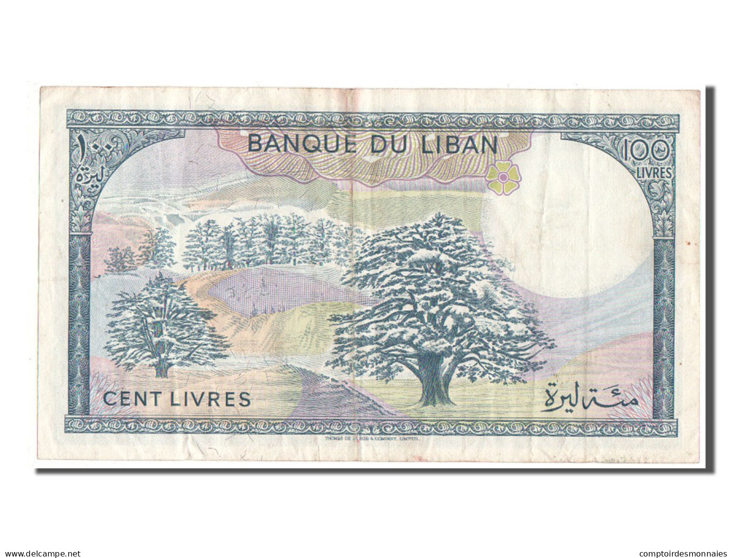 Billet, Lebanon, 100 Livres, 1988, TB+ - Liban