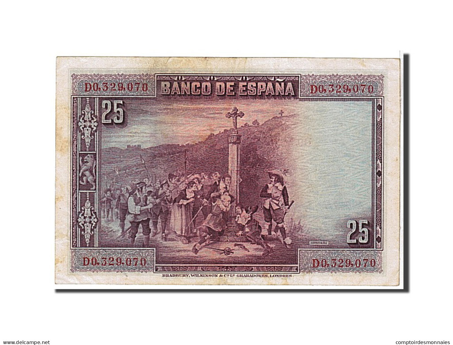 Billet, Espagne, 25 Pesetas, 1928, TTB - 1-2-5-25 Pesetas