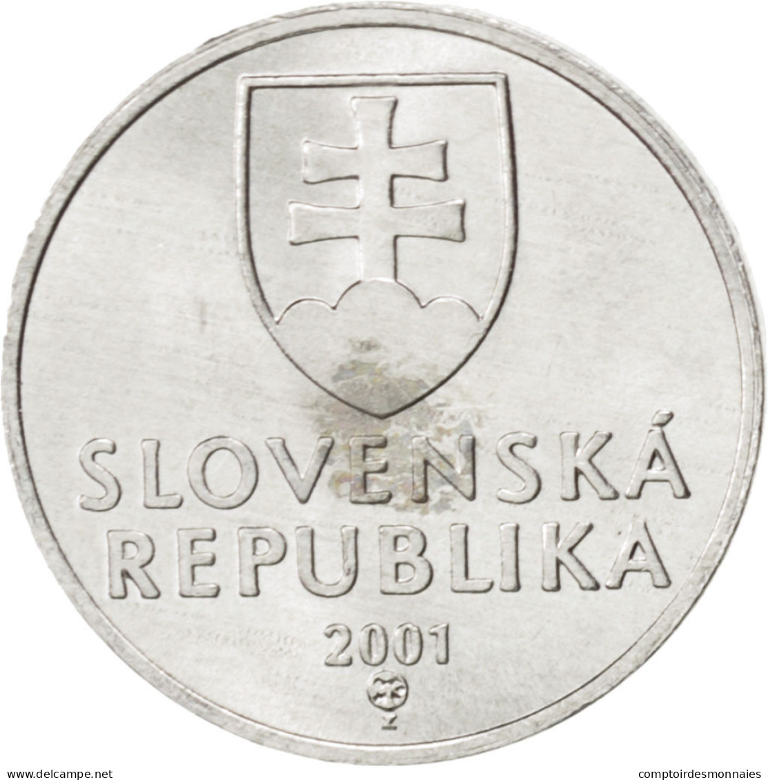 Monnaie, Slovaquie, 10 Halierov, 2001, SPL, Aluminium, KM:17 - Eslovaquia