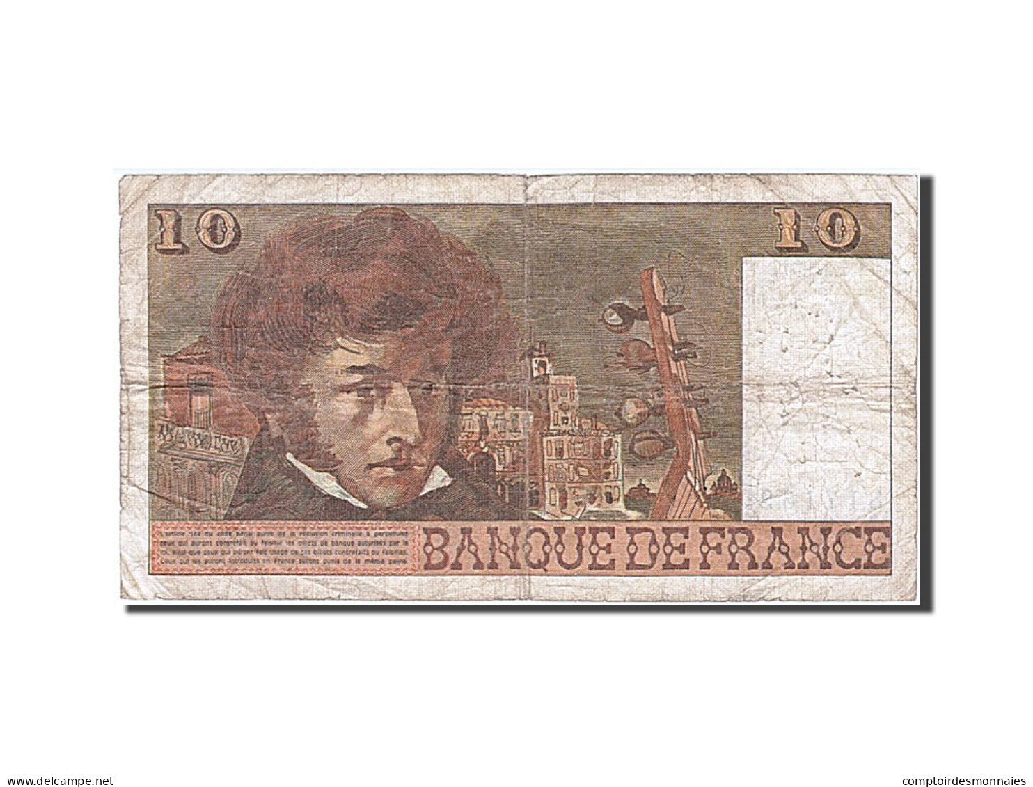 Billet, France, 10 Francs, 10 F 1972-1978 ''Berlioz'', 1977, 1977-03-03, B - 10 F 1972-1978 ''Berlioz''