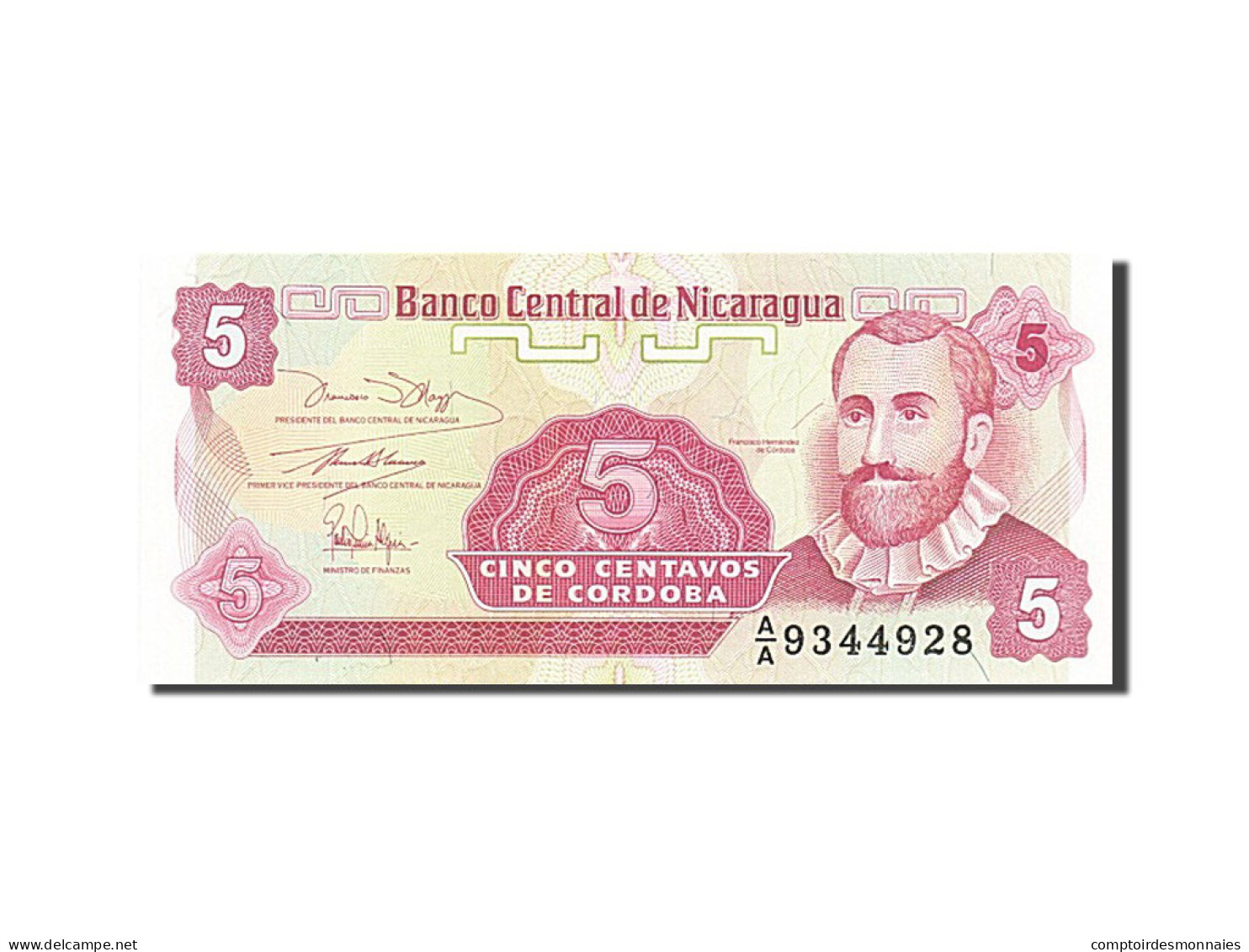 Billet, Nicaragua, 5 Centavos, 1991, NEUF - Nicaragua