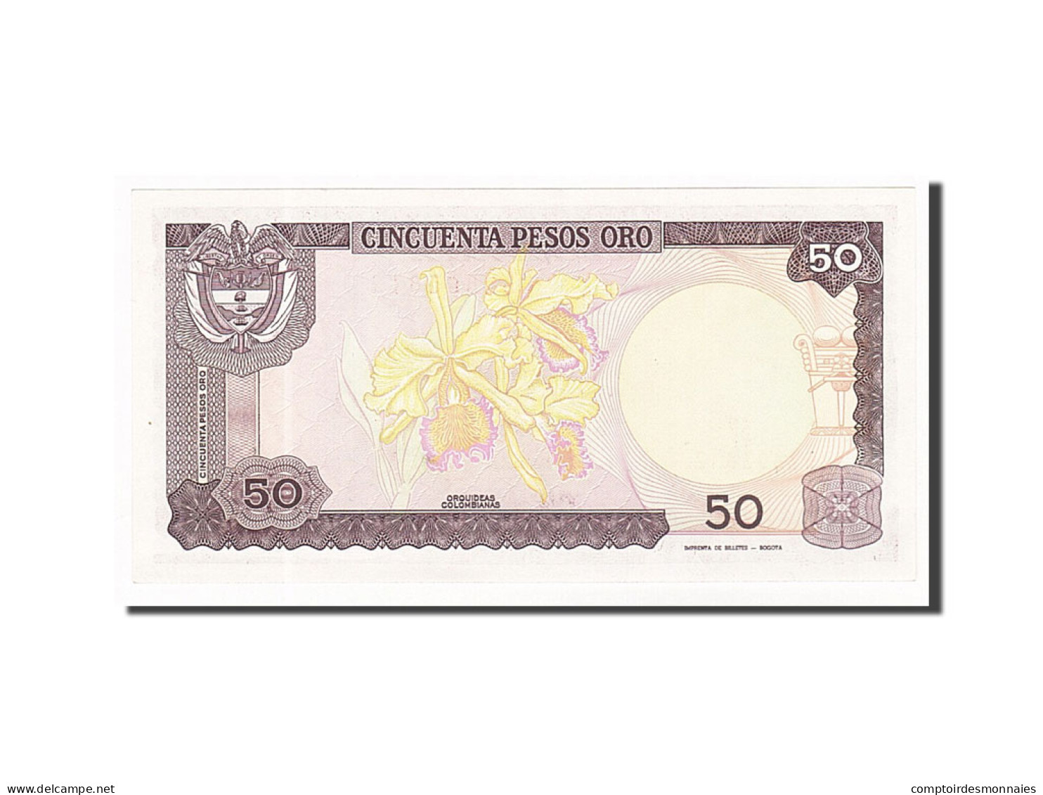 Billet, Colombie, 50 Pesos Oro, 1986, 1986-01-01, NEUF - Colombie