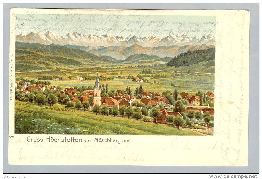 AK BE Grosshöchstetten 1902-08-13 Litho Verlag Bazar #8175 - Grosshöchstetten 