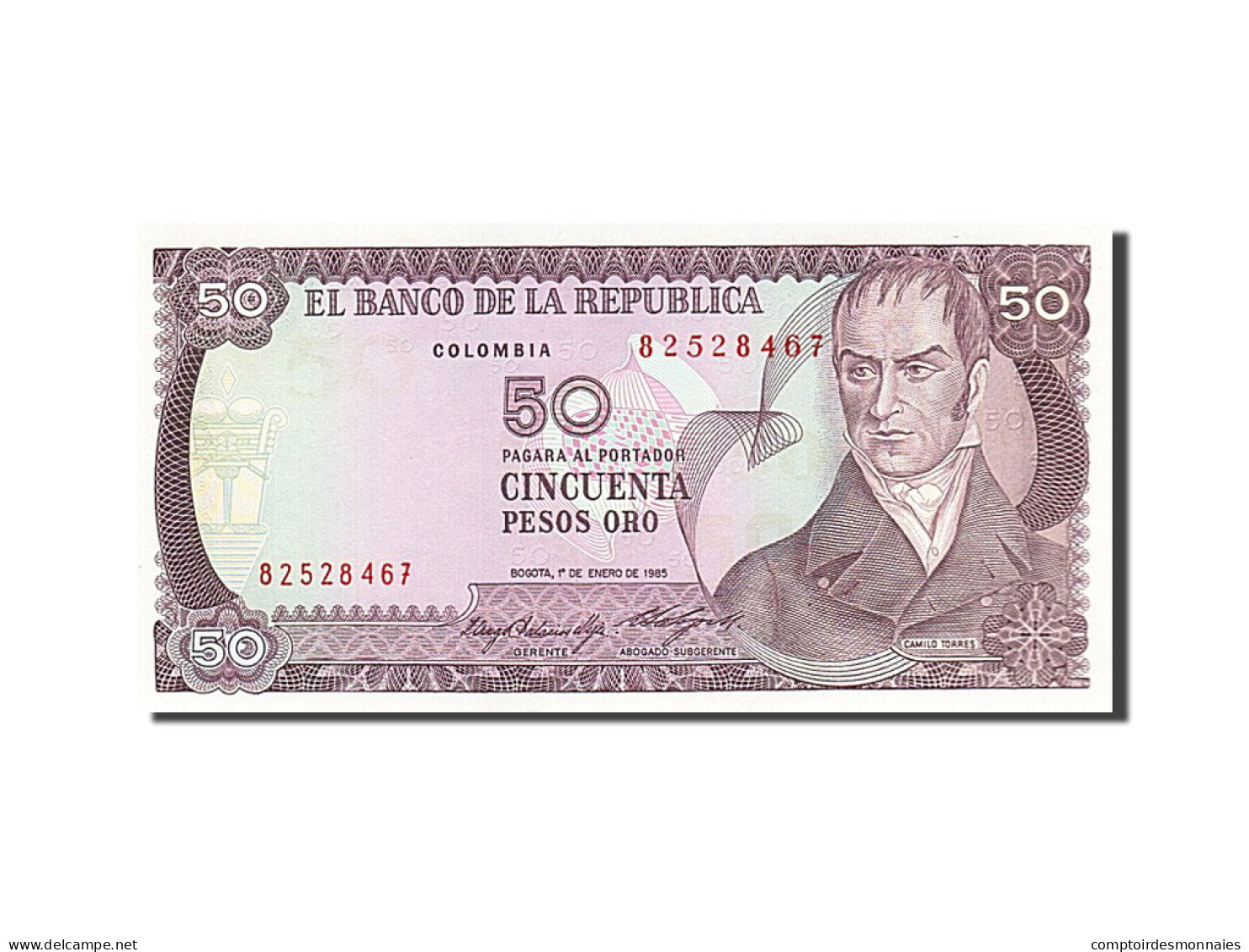 Billet, Colombie, 50 Pesos Oro, 1985, 1985-01-01, NEUF - Kolumbien