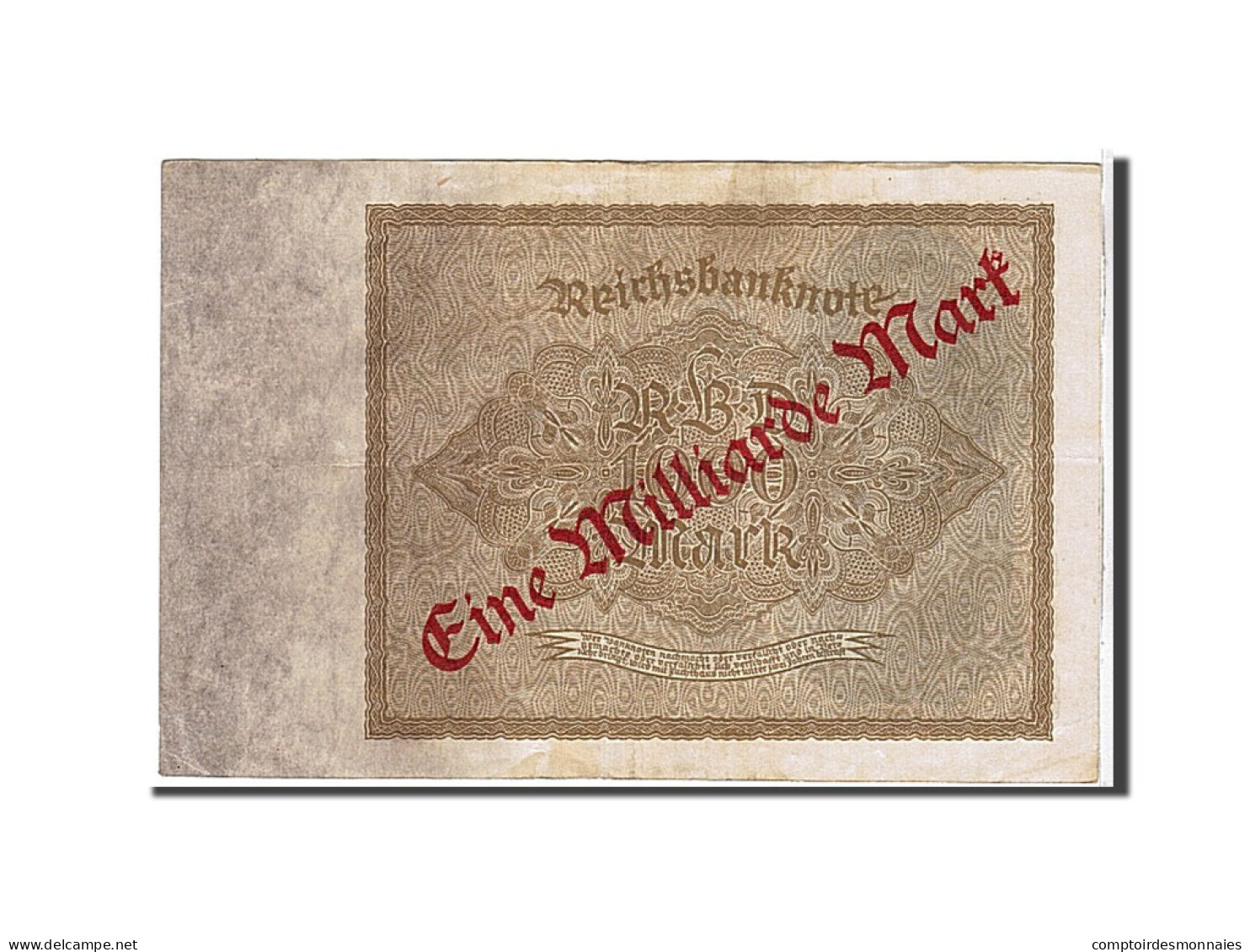 Billet, Allemagne, 1 Milliarde Mark On 1000 Mark, 1922, TTB - 1 Mrd. Mark