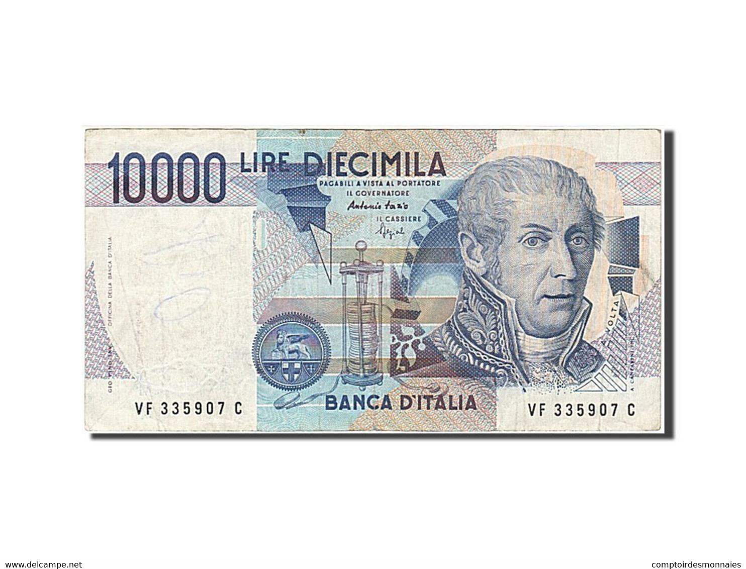 Billet, Italie, 10,000 Lire, 1984, 1984-09-03, TB - 10.000 Lire