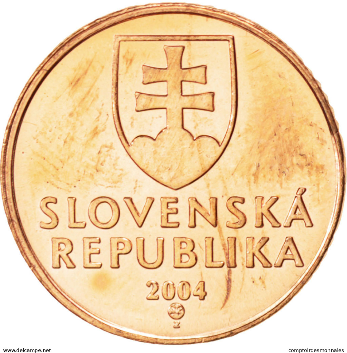 Monnaie, Slovaquie, 50 Halierov, 2004, SPL, Copper Plated Steel, KM:35 - Slovakia