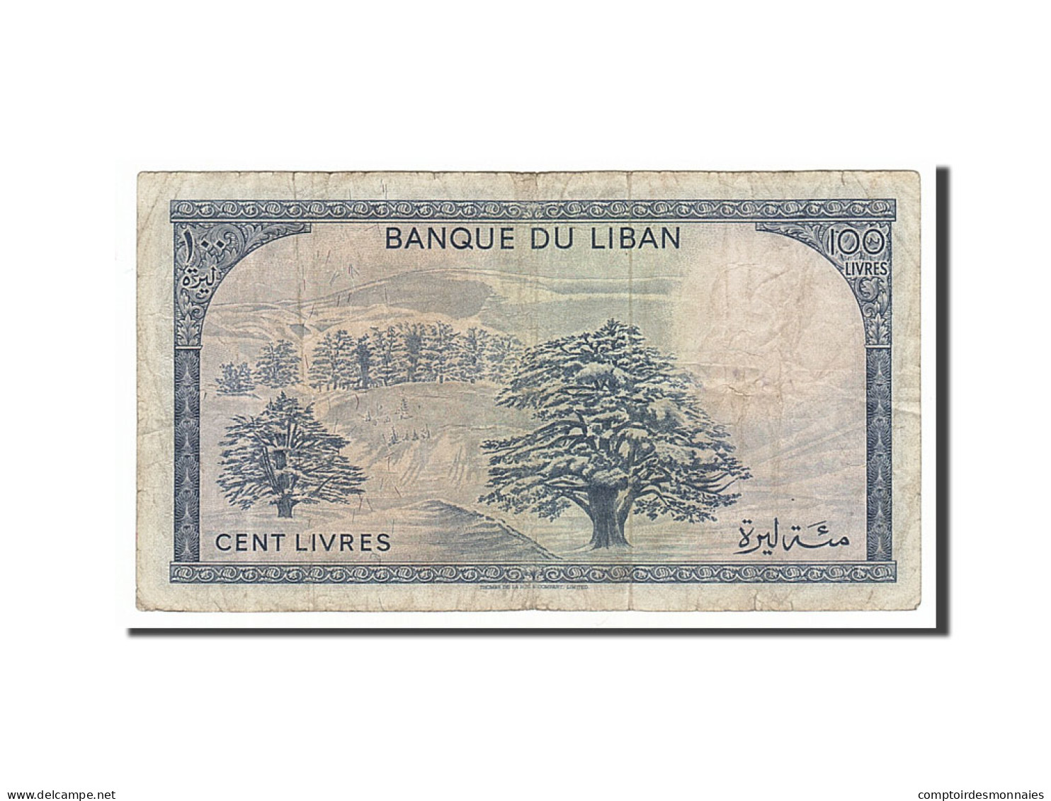 Billet, Lebanon, 100 Livres, 1978, TB - Libano