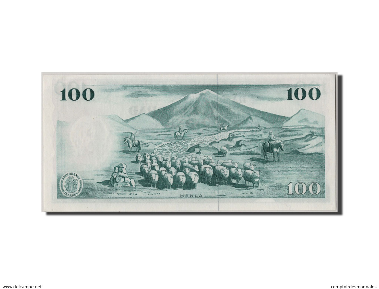 Billet, Iceland, 100 Kronur, 1961, 1961-03-29, NEUF - Islande