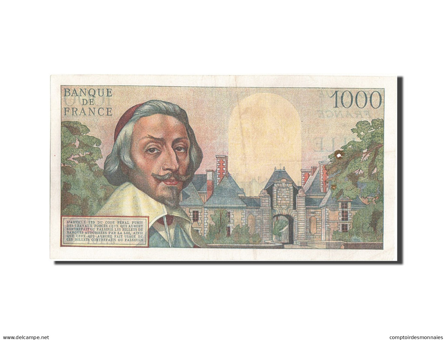 Billet, France, 1000 Francs, 1 000 F 1953-1957 ''Richelieu'', 1955, 1955-02-03 - 1 000 F 1953-1957 ''Richelieu''