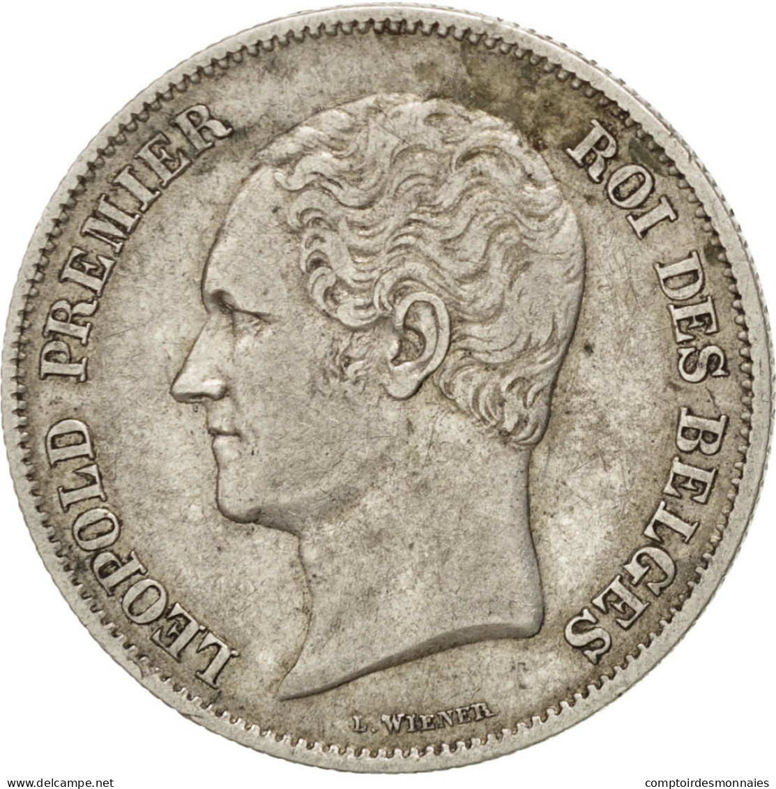 Monnaie, Belgique, Leopold I, 2-1/2 Francs, 1849, Bruxelles, TTB+, Argent, KM:11 - 2 ½ Francs