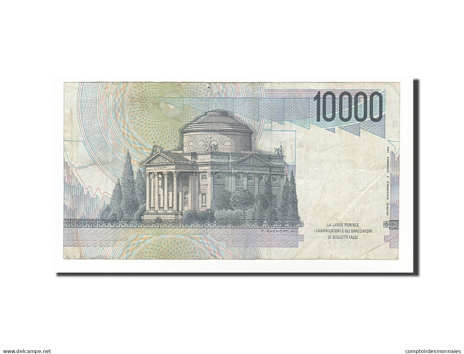 Billet, Italie, 10,000 Lire, 1984, 1984-09-03, TB+ - 10.000 Lire