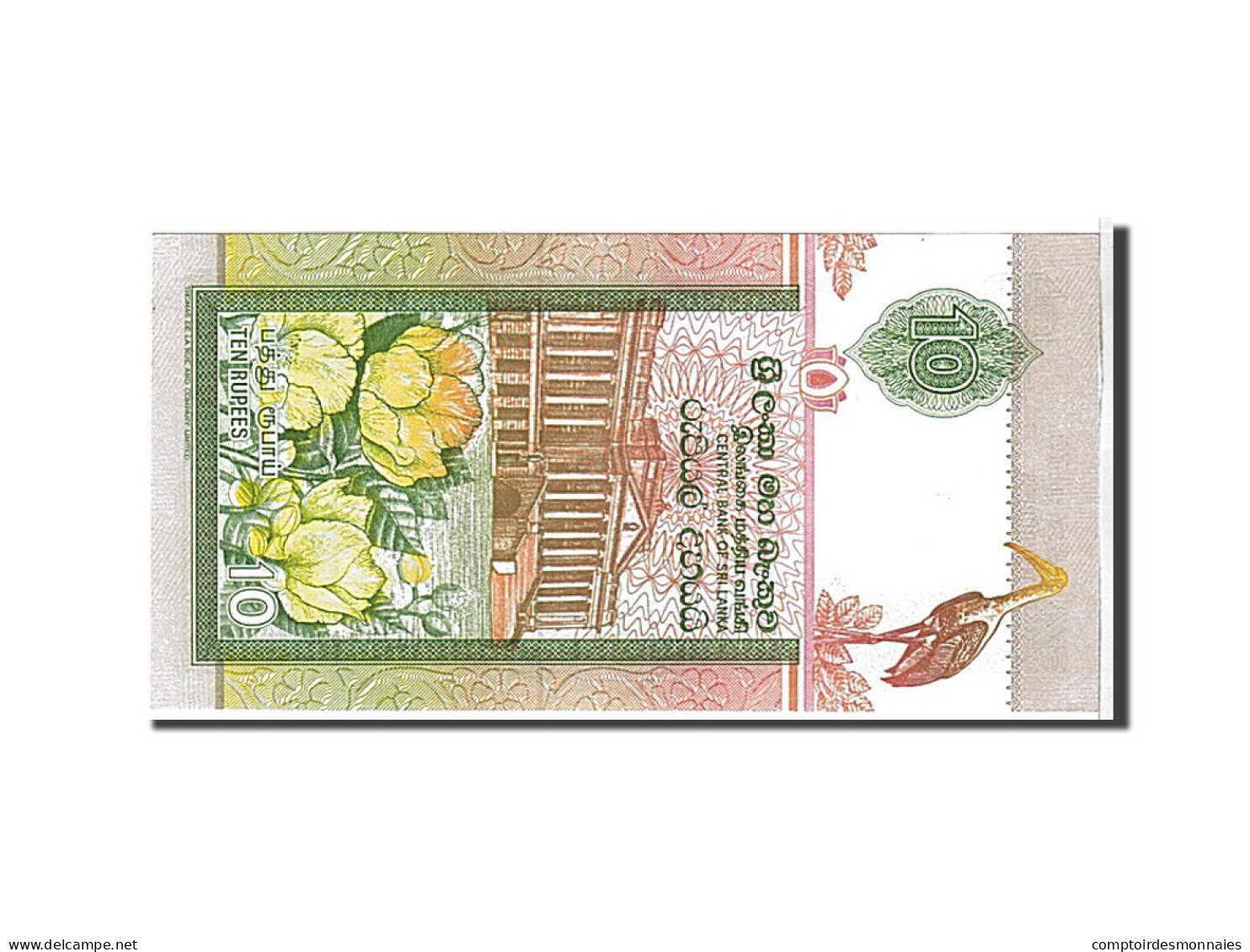 Billet, Sri Lanka, 10 Rupees, 1991, KM:102a, NEUF - Sri Lanka