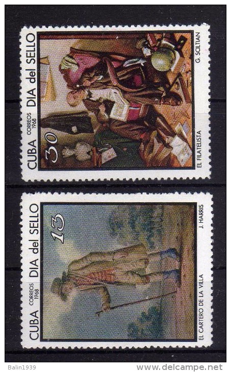 CU-00303 - 1968 - Cuba - Sc 1331-33 - Dia Del Sello - MNH - Unused Stamps