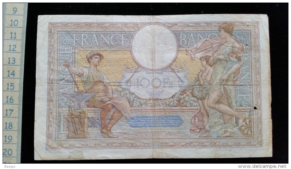 Billet De 100 , Cent Francs Luc Olivier Merson, 1938, B60493 - 100 F 1908-1939 ''Luc Olivier Merson''