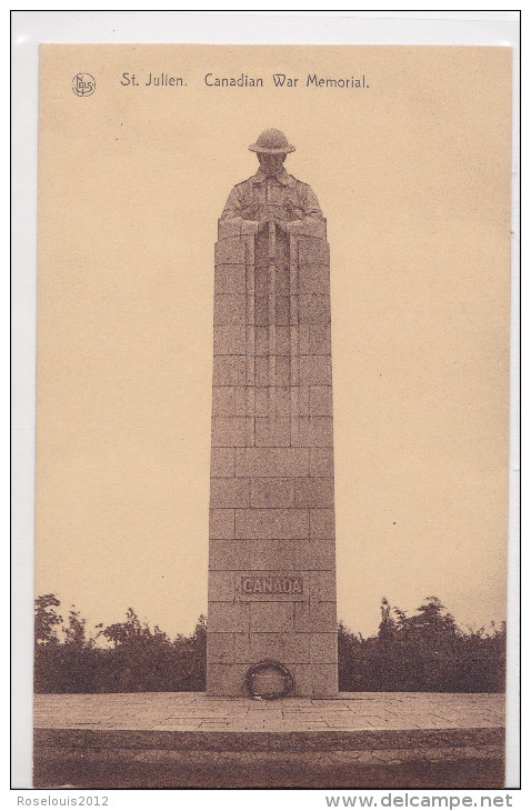 LANGEMARK / St. Julien : Canadian War Memorial - Langemark-Poelkapelle