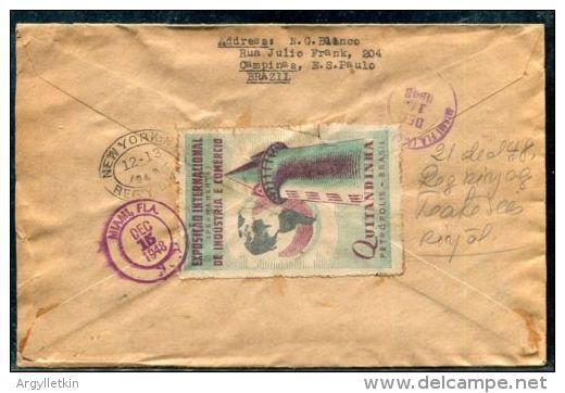 BRAZIL 1948 EXHIBITION PETROPOLIS - Covers & Documents