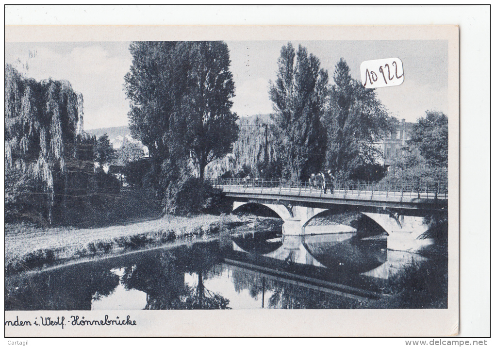 CPA - 10922-Allemagne - Menden - Hönnebrücke-Envoi Gratuit - Menden