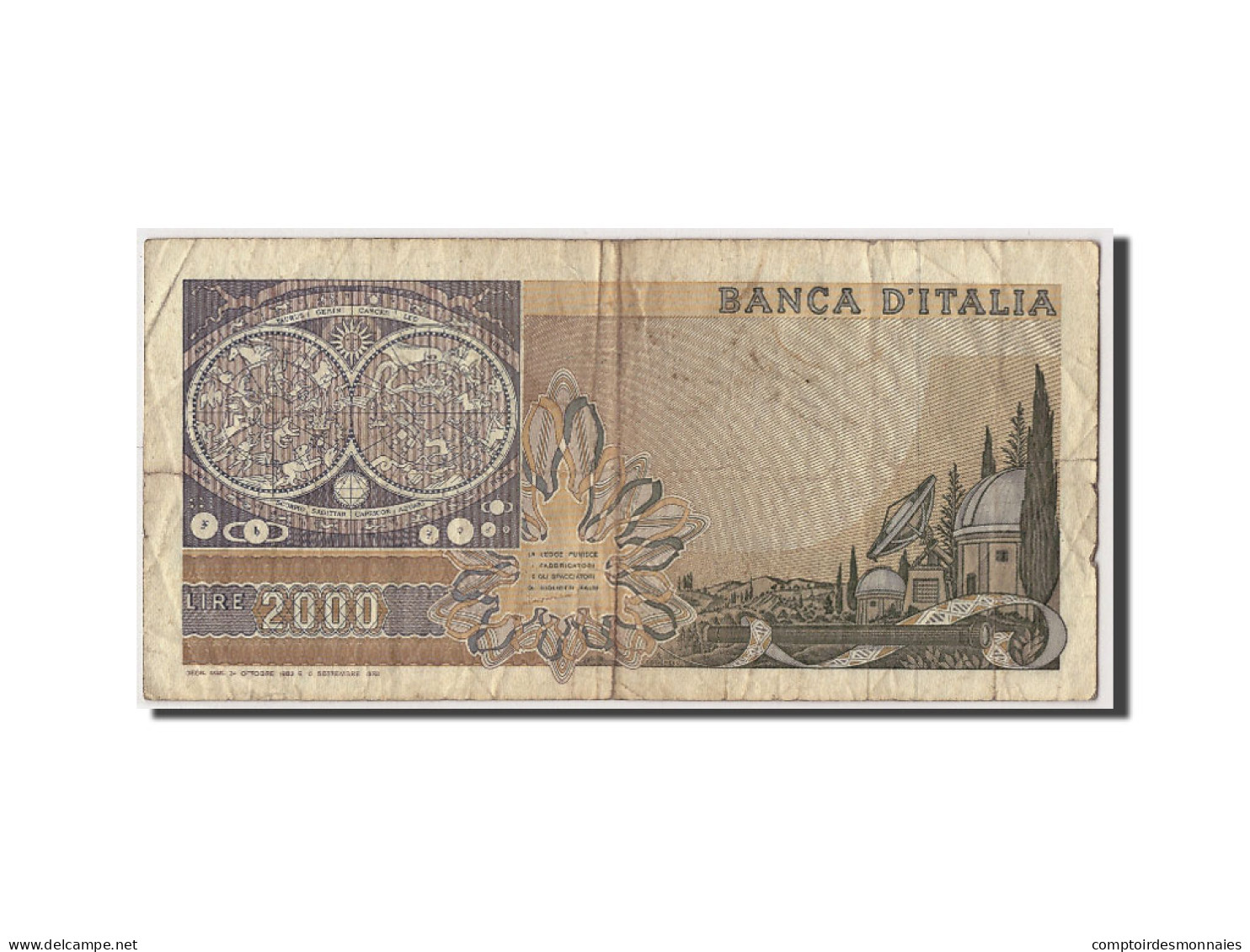 Billet, Italie, 2000 Lire, 1983, 1983-10-24, TB - 2000 Lire