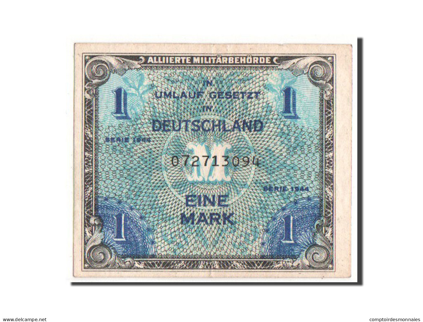 Billet, Allemagne, 1 Mark, 1944, TTB - 1 Mark