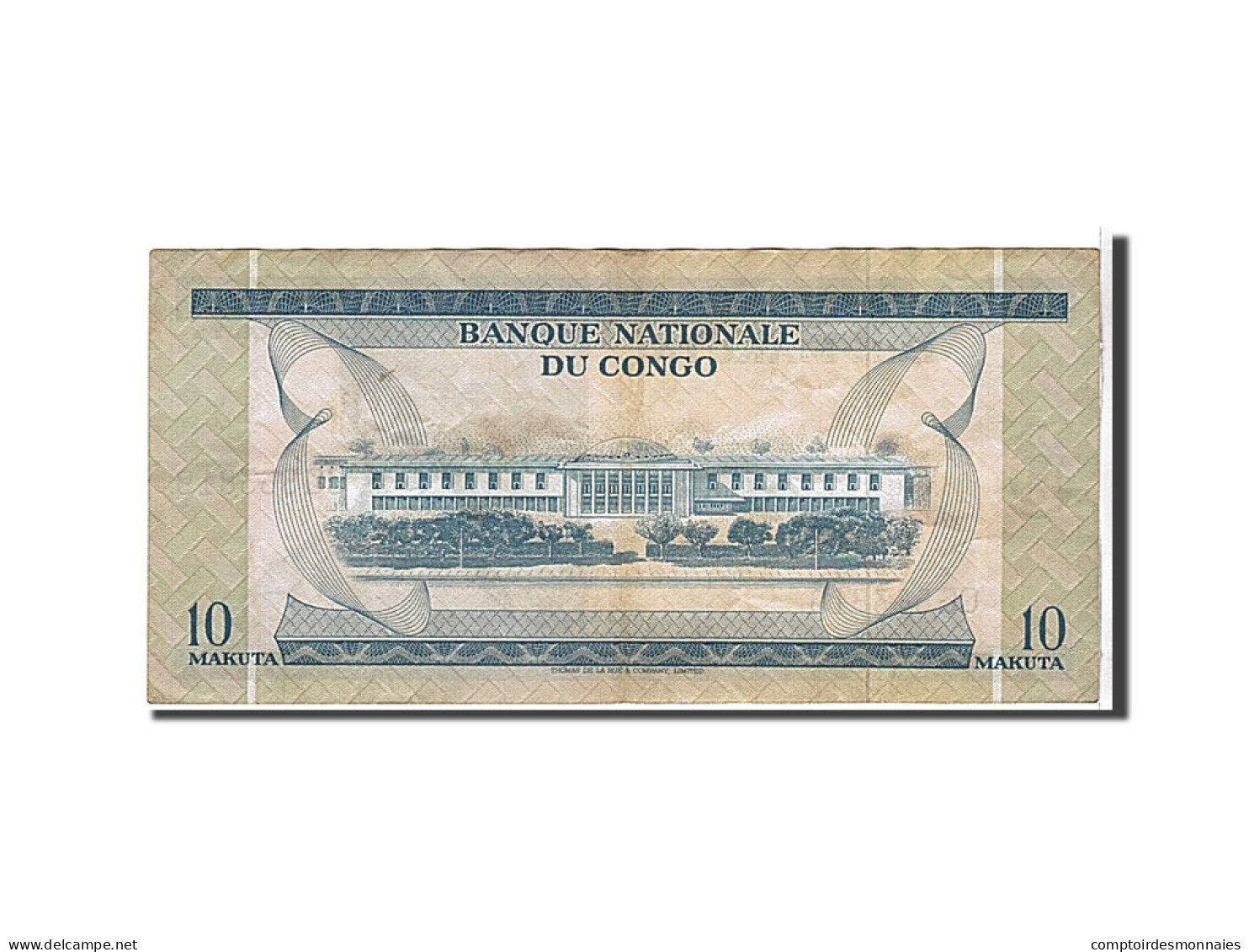 Billet, Congo Democratic Republic, 10 Makuta, 1967, KM:9a, TTB - Repubblica Democratica Del Congo & Zaire