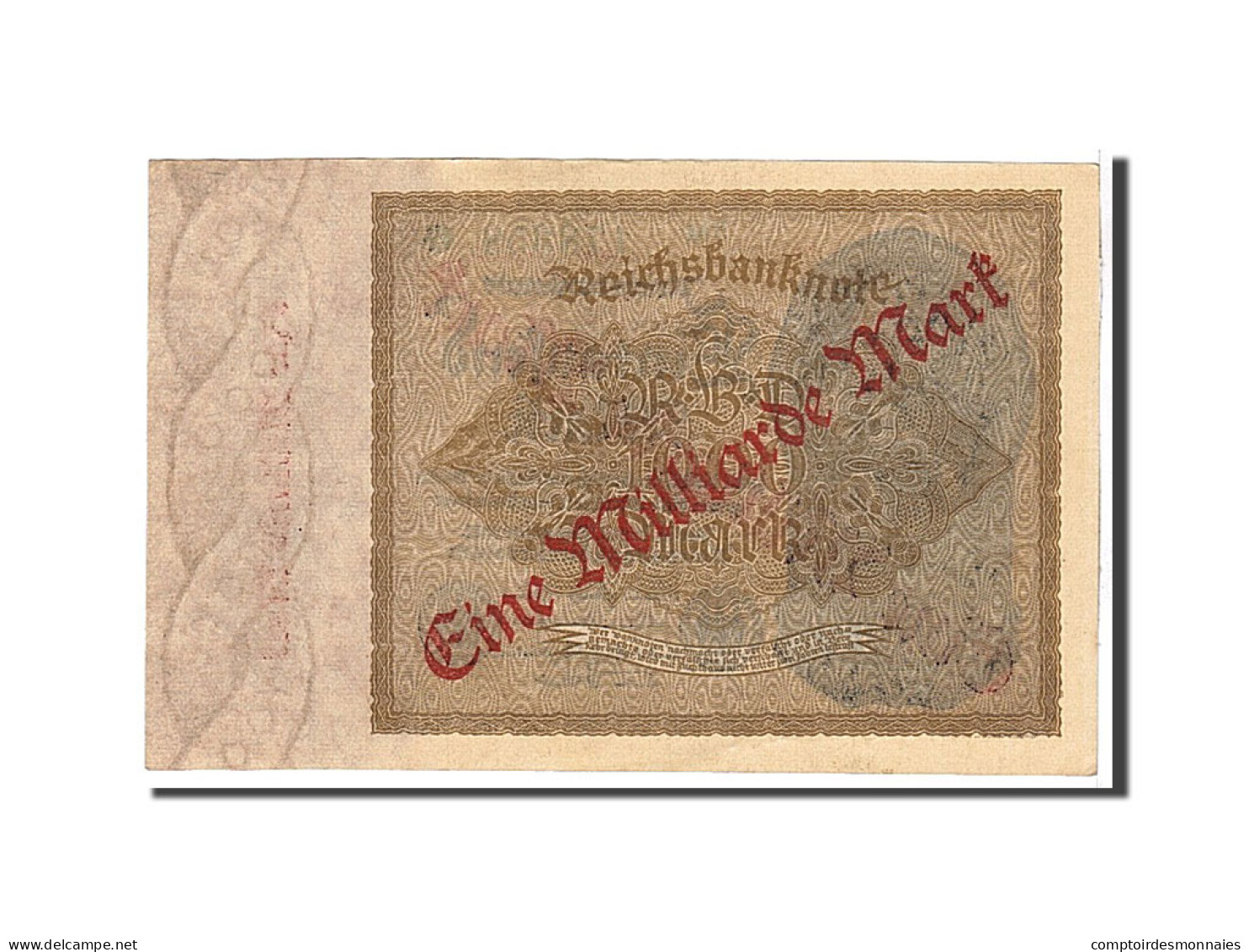 Billet, Allemagne, 1 Milliarde Mark On 1000 Mark, 1922, KM:113a, SUP - 1000 Mark