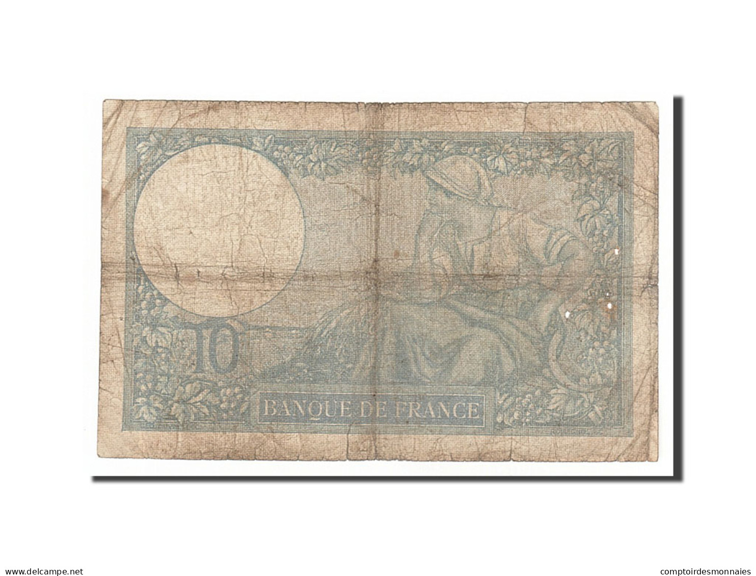 Billet, France, 10 Francs, 10 F 1916-1942 ''Minerve'', 1940, 1940-11-28, B+ - 10 F 1916-1942 ''Minerve''