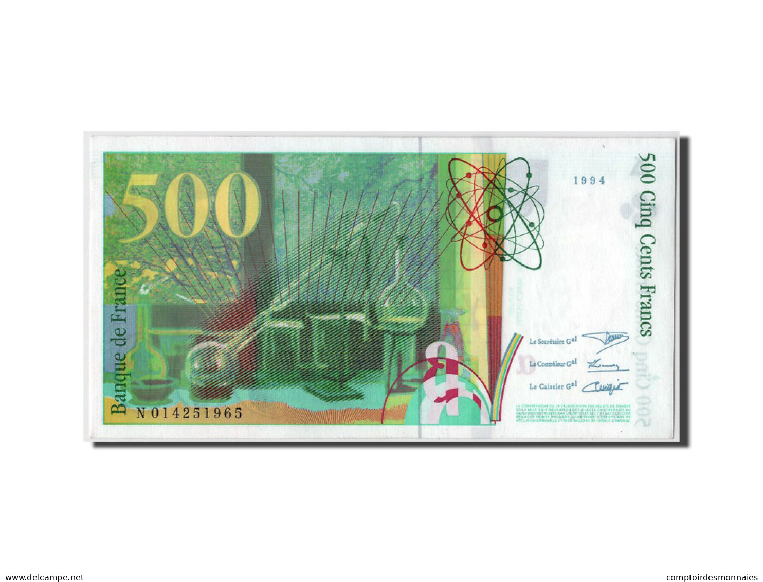 Billet, France, 500 Francs, 500 F 1994-2000 ''Pierre Et Marie Curie'', 1994 - 500 F 1994-2000 ''Pierre En Marie Curie''