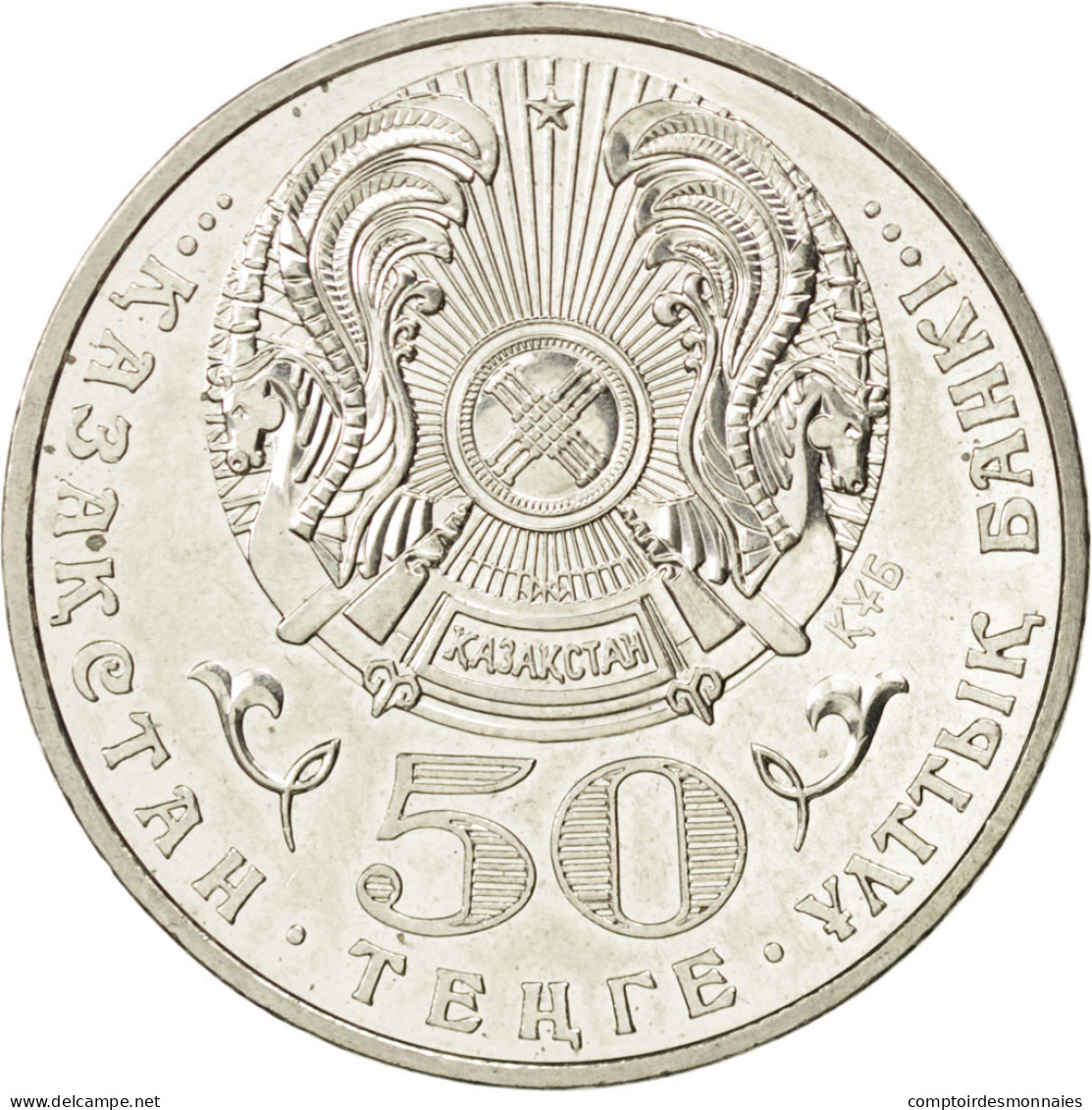 Monnaie, Kazakhstan, 50 Tenge, 2009, SPL, Copper-nickel, KM:140 - Kazakhstan