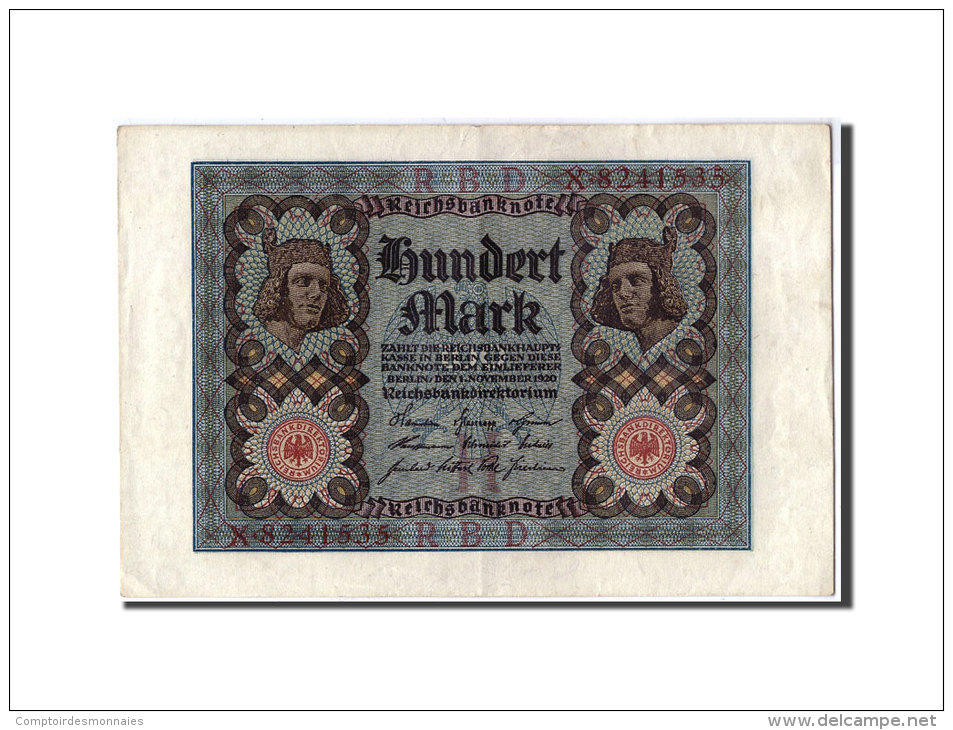 [#306217] Allemagne, 100 Mark Type 1920 - 100 Mark