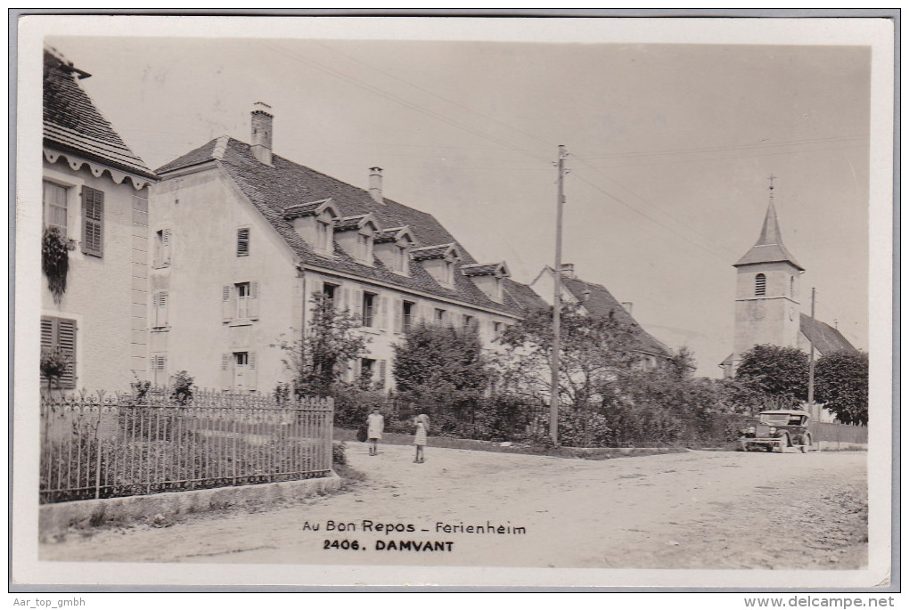 AK JU DAMVANT 1932-03-19 Damvant Ferienheim Foto Perrochet - Damvant