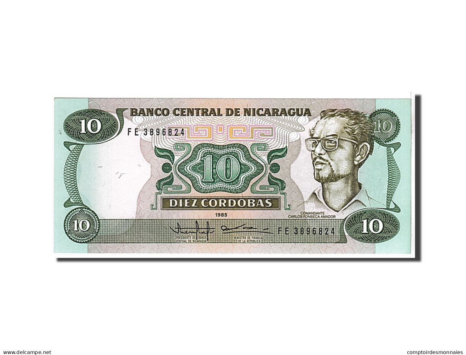 Billet, Nicaragua, 10 Cordobas, 1985, KM:151, NEUF - Nicaragua