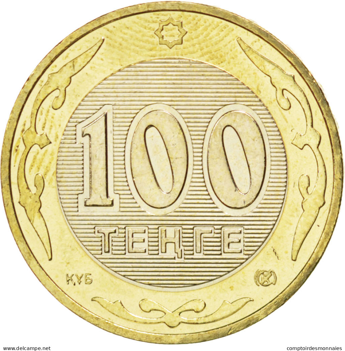 Monnaie, Kazakhstan, 100 Tenge, 2005, SPL, Bi-Metallic, KM:39 - Kazajstán