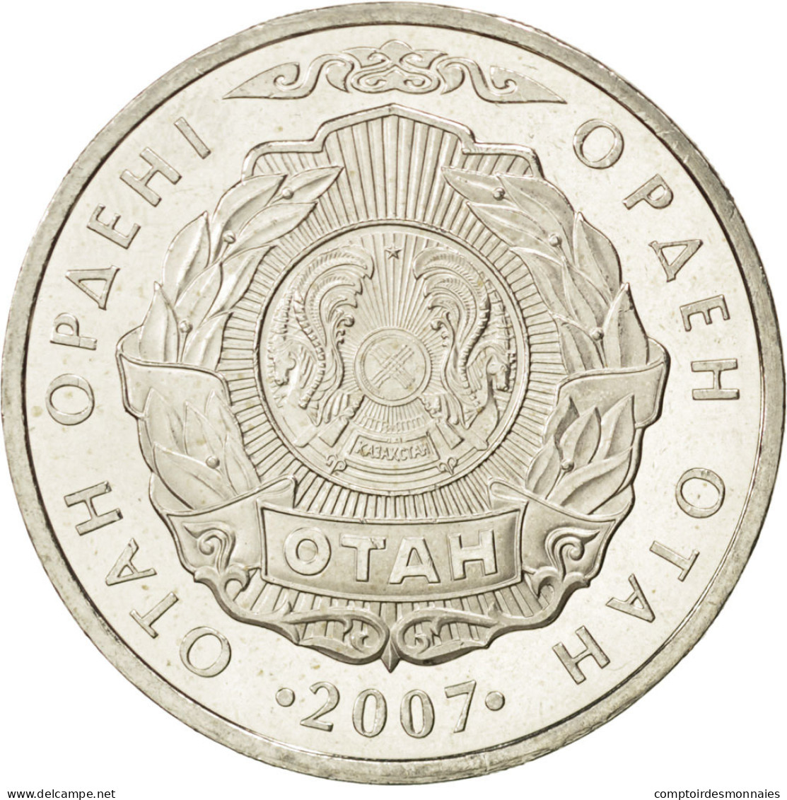 Monnaie, Kazakhstan, 50 Tenge, 2007, SPL, Copper-nickel, KM:165 - Kazachstan