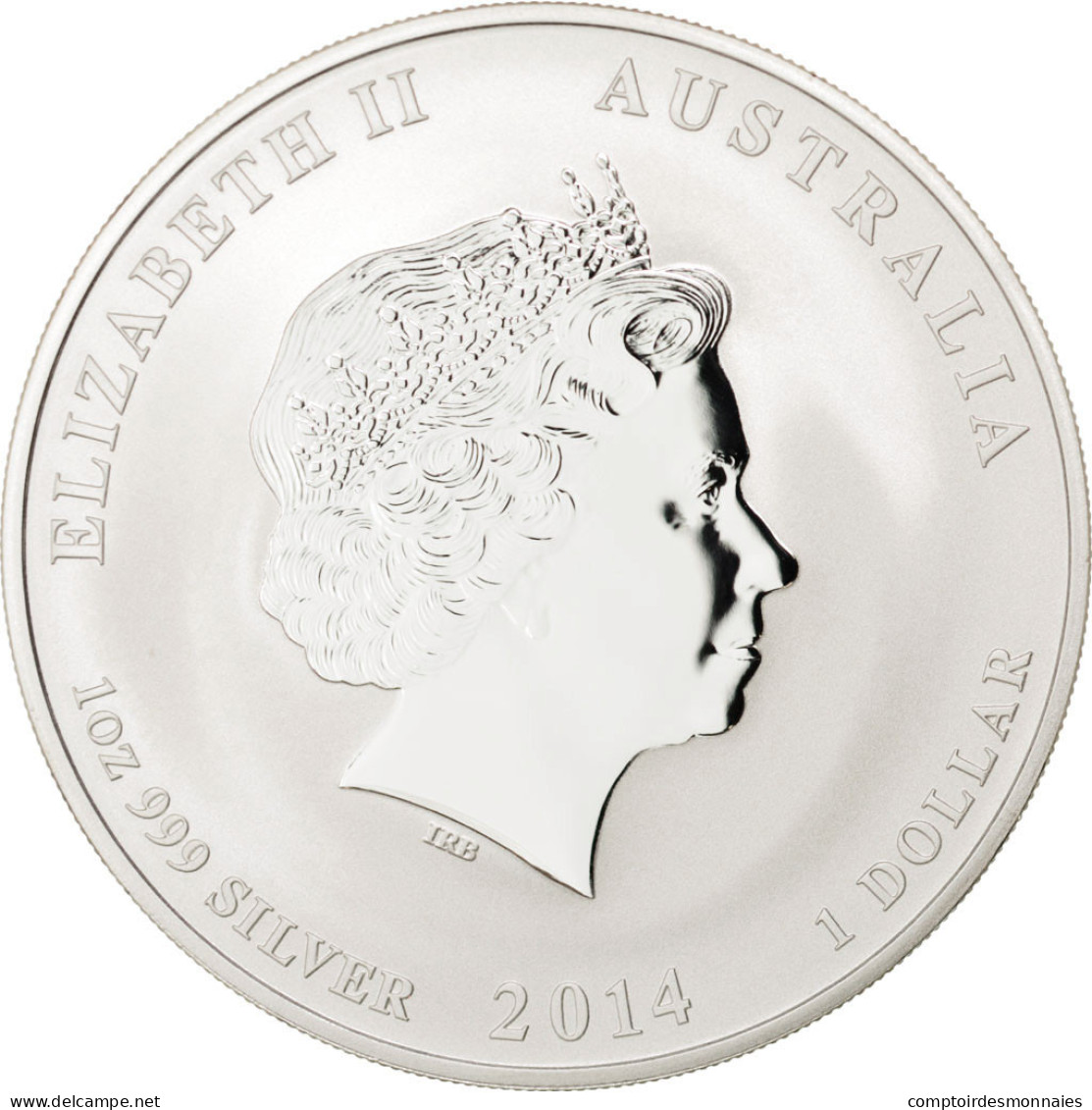 Monnaie, Australie, Elizabeth II, Dollar, 2014, FDC, Argent, KM:2111 - Autres & Non Classés