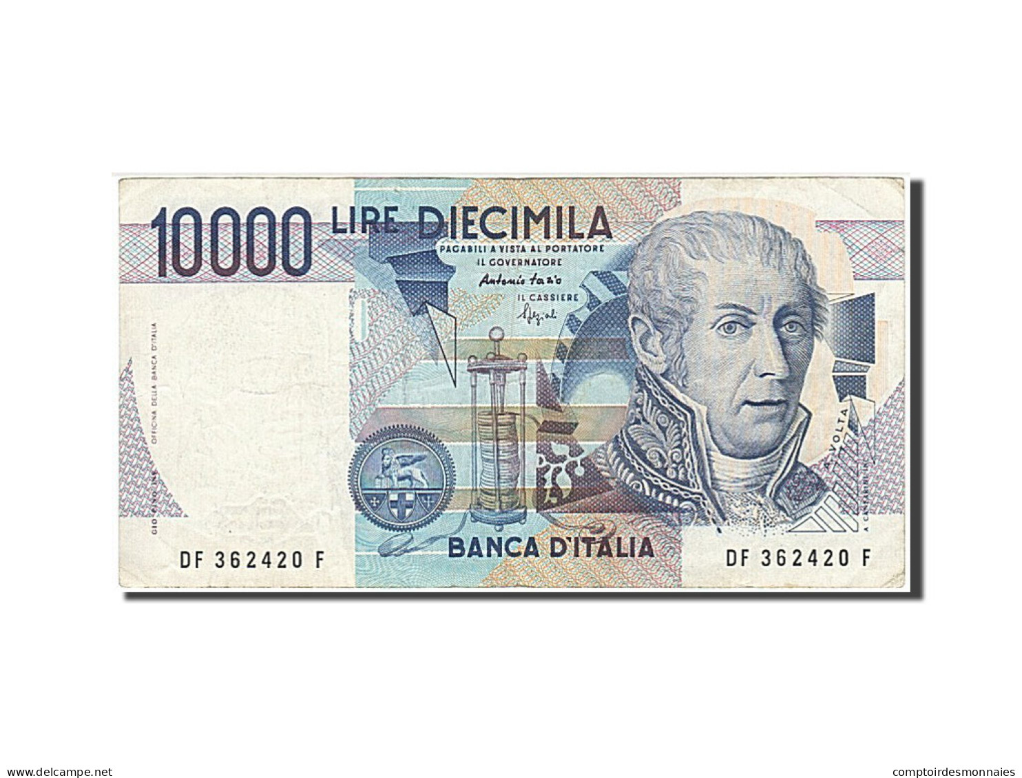 Billet, Italie, 10,000 Lire, 1984, 1984-09-03, TTB - 10000 Lire